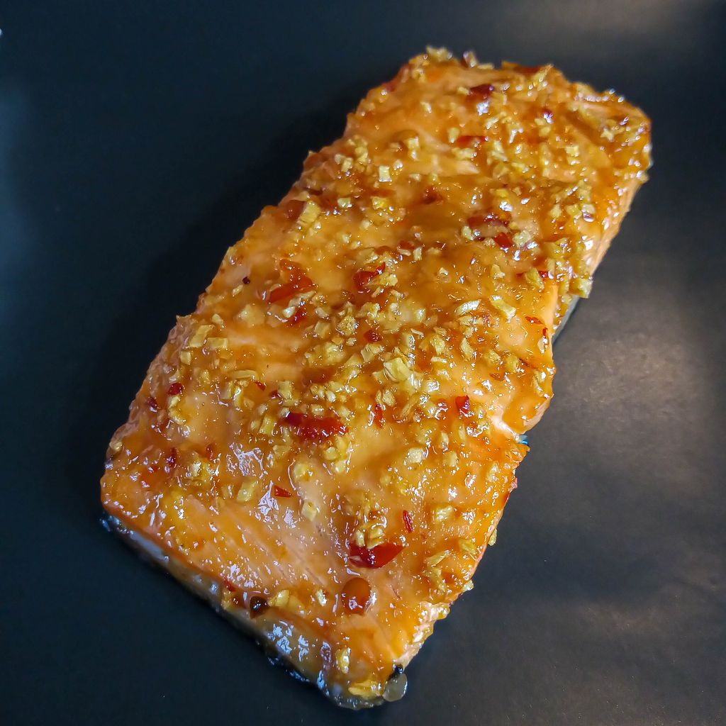 saumon laqué au miel sauce soja