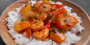 sweet and sour shrimp