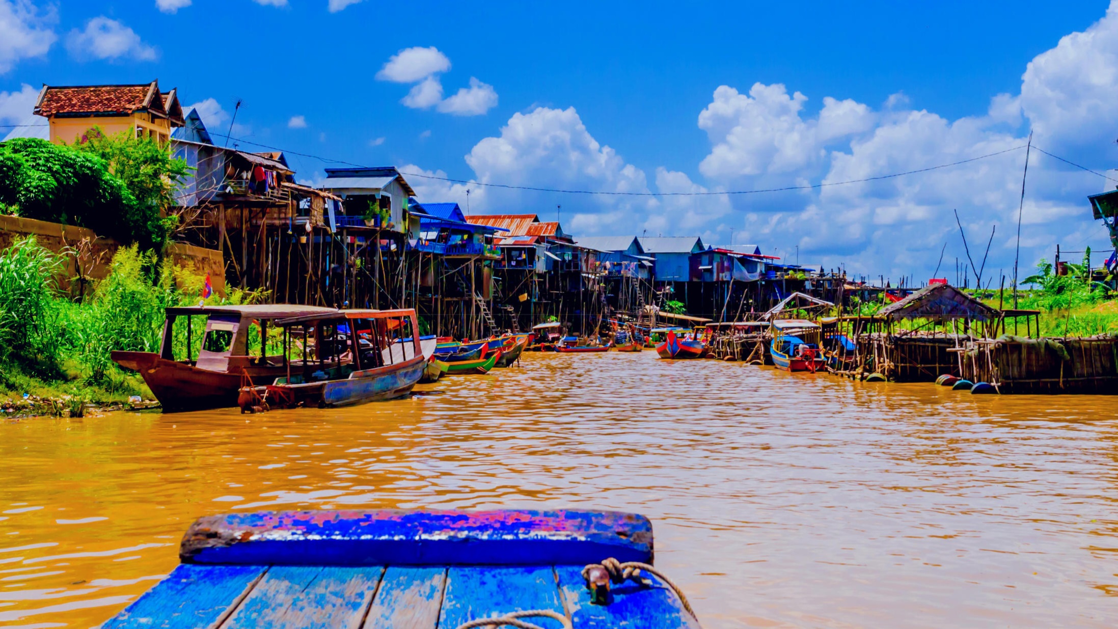 Visite du village flottant au lac Tonlé Sap