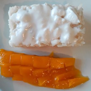 Sticky Rice with Coconut Milk and Mango